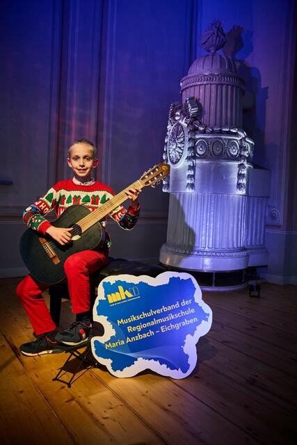 Simon Dworschak von der Musikschule Maria Anzbach-Eichgraben. | Foto: Franz Gleiß