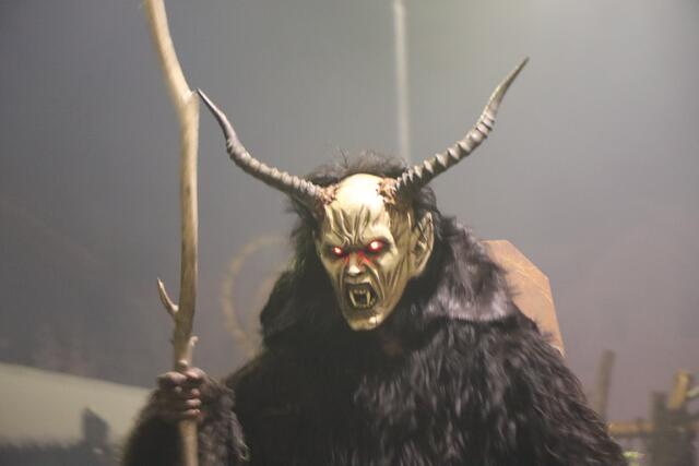 Auch wenn es schaurige Gestalten sind, mit Gewalt wollen die Krampus nichts zu tun haben | Foto: Celina Leitner