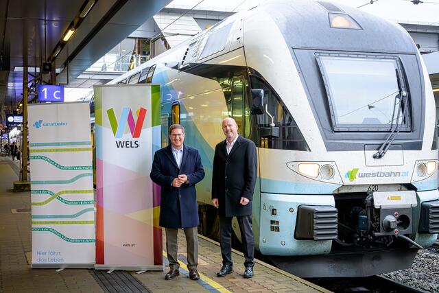 Künftig wird der Westbahn-Nachtzug um 1.41 Uhr Stopp in Wels machen. | Foto: Stadt Wels