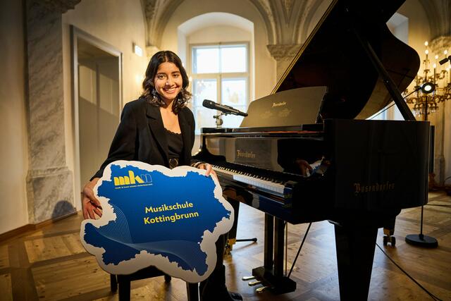 Klara Kalocsai von der Musikschule Kottingbrunn. | Foto: Franz Gleiß