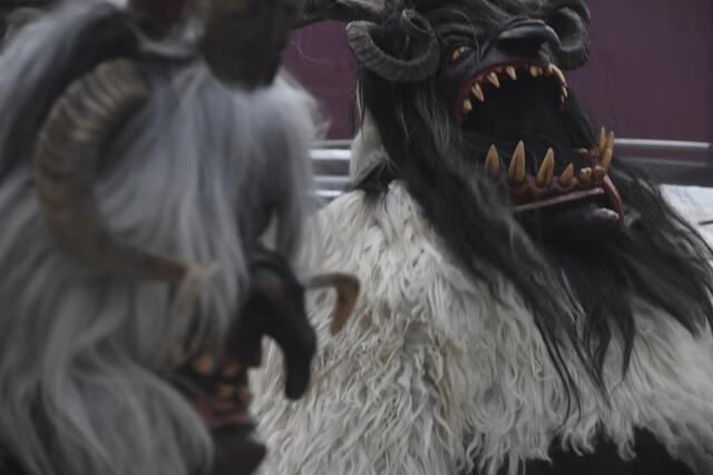 Der Nikolaus sorgte für Freude am Bayrhamerplatz. | Foto: Thomas Fuchs
