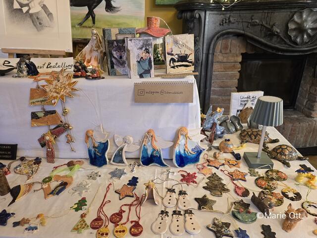 Adventmarkt, Weihnachtsmarkt. Schloss Dornhofen