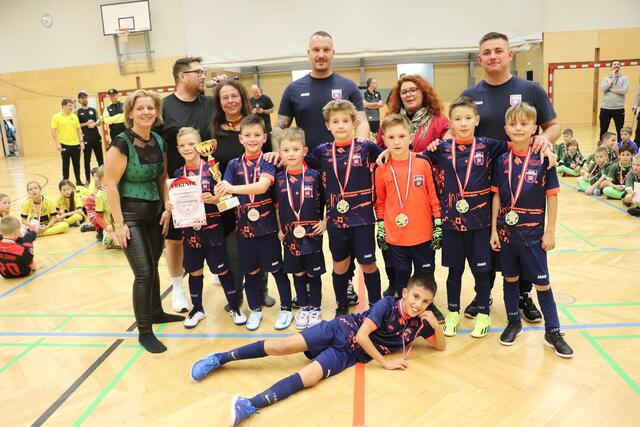 Den Sieg in der U9 holte sich der SV Vasoldsberg vor dem SC Kalsdorf und SAZ Heiligen Kreuz am Waasen. | Foto: Edith Ertl