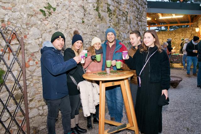 Maria, Nina, Andi, Julian, Franz und Corinna