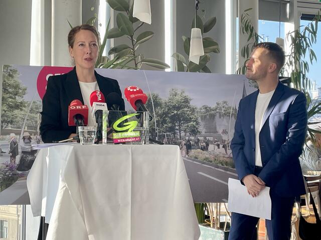 Judith Pühringer ist für eine Neuverteilung der Gürtelfläche. Diese müsse ausgewogen allen Verkehrsteilnehmenden zur Verfügung stehen. | Foto: Barbara Schuster/MeinBezirk
