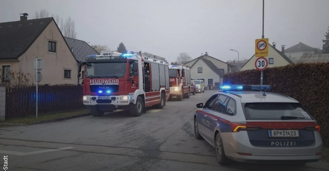 Suche nach der Absturzstelle bei Groß Siegharts | Foto: FF Groß Siegharts/BFK WT