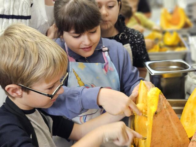 Die Kinder der Volksschule Unterrabnitz waren begeistert. | Foto: Verena Kainz/VS Unterrabnitz