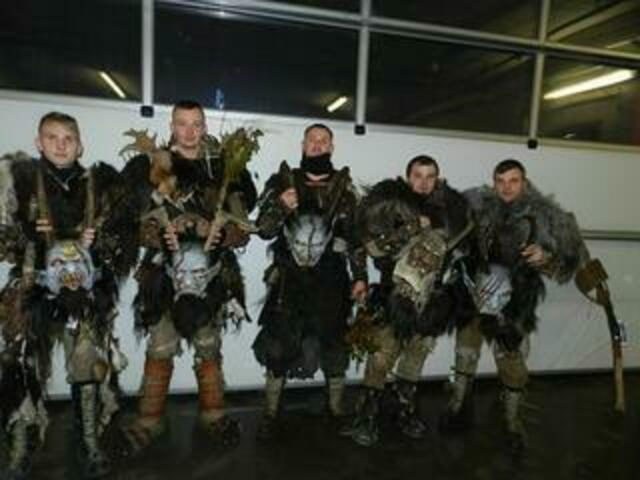 Marcel , Kewin Hofmann,Domik, Franz Gollinger, Alex Payerhofer kammen aus der Steiermark als Hardcore Devils | Foto: Heribert Punz