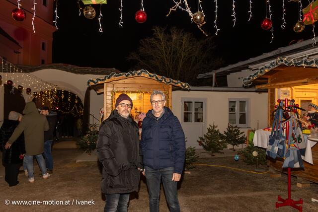 Walter Pozzobon mit Vizebürgermeister Christoph Lampert. | Foto: www.cine-motion.at / Ivanek