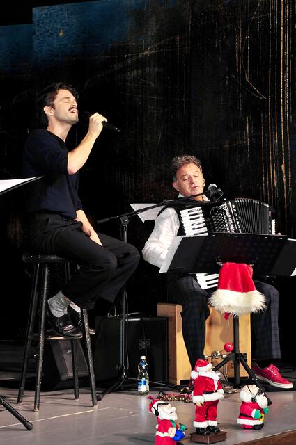 Gastauftritt von Raphael Haider mit Vater Siggi.