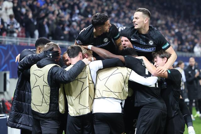 Der sportliche Erfolg der Grazer schlug sich auch finanziell zu Buche, in der Spielzeit 23/24 erzielte der SK Sturm einen Rekordumsatz.  | Foto: GEPA