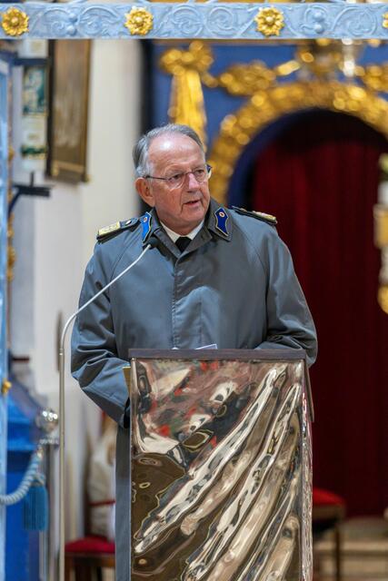 Rotkreuz-Präsident Werner Aufmesser ging in seiner Rede auf die Stärke der Gemeinschaft ein. | Foto: Rotes Kreuz Salzburg/wildbild Rohrer