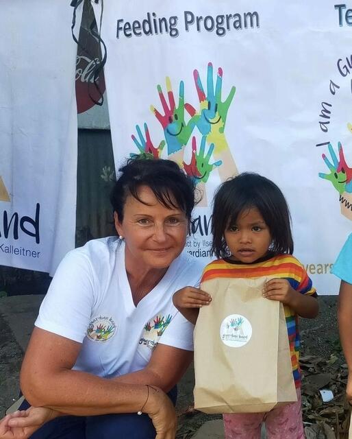 Ilse Kalleitner hilft Kindern in Manila.