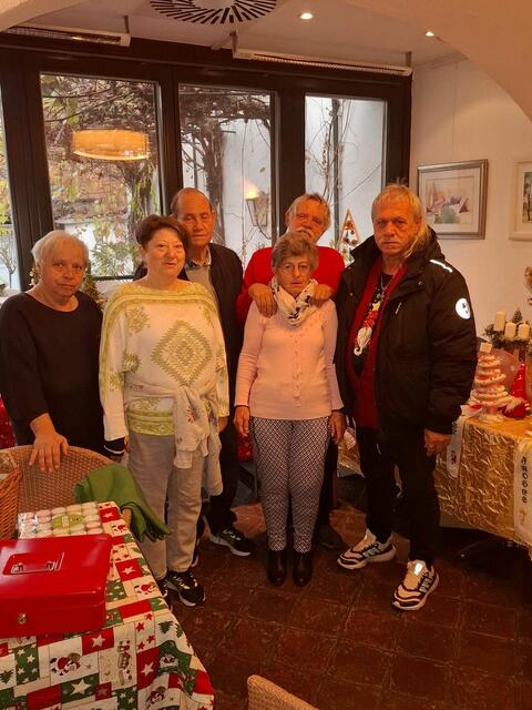 v.li. Irmi Hirschmann, Liesi und Erwin Langer, Edith, Gerhard und Robert Krumpeck | Foto: Sandra Krumpeck
