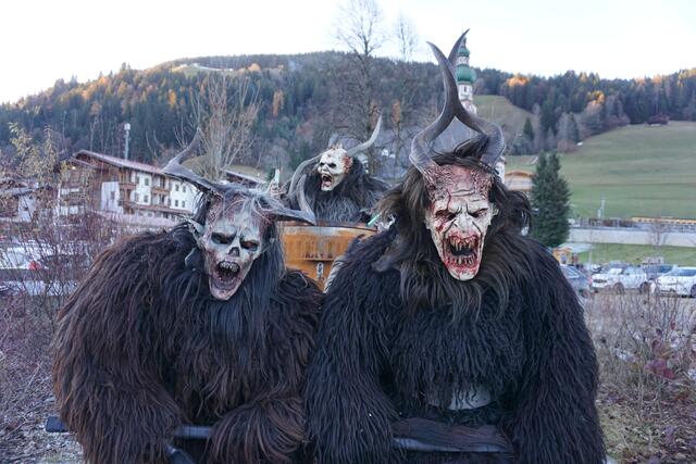 Die Wildschönau startete schon am 30. November in die Teufel- und Perchtensaison. | Foto: Patricia Wimmer