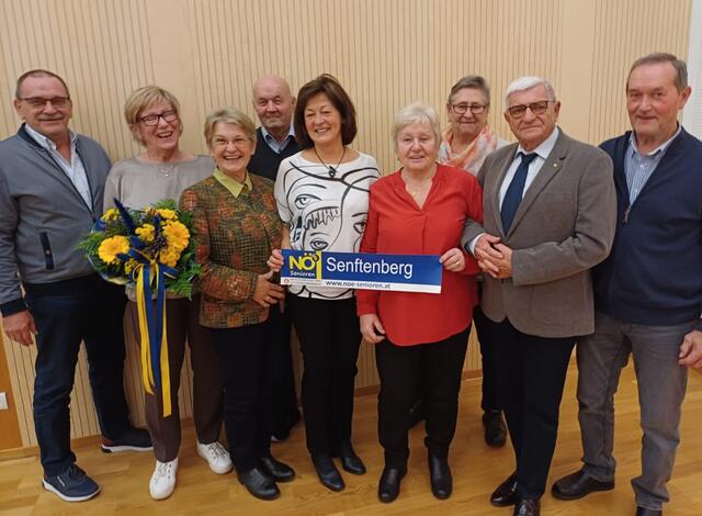 Die NÖ Senioren bei der Sportlerehrung in Grafenwörth | Foto: NÖ Senioren Senftenberg