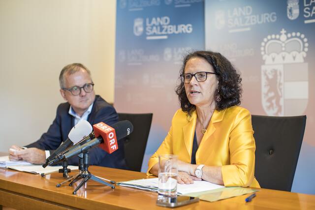 "Gewalt gegen Frauen ist vollkommen untragbar. Haltung zeigen und Gewalt verhindern." | Foto: Land Salzburg / Neumayr / Leopold 