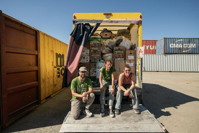 15 Tonnen Sachspenden und 23.900 Euro Geldspenden brachte die "Karawane der Menschlichkeit" nach Zypern. | Foto: Pascal Violo