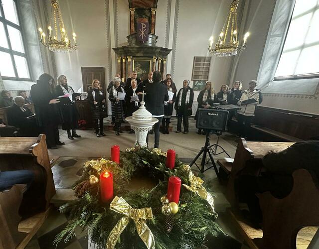 Der Grenzlandchor St.Martin an der Raab sorgte für die musikalische Umrahmung des Festgottesdienstes. | Foto: Kurt Joham