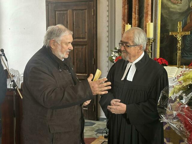 Ehrenkurator Gerhard Wagner und Altsuperintendent Manfred Koch | Foto: Kurt Joham