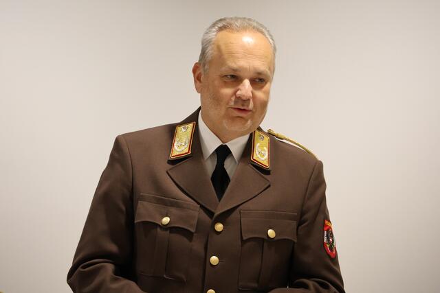 Landesfeuerwehrkommandant Günter Trinker. | Foto: Pasquale Ascione