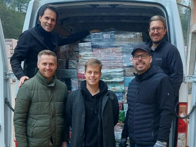 Das Organisationsteam: Innviertel-Koordinator Gerald Ecker (Club 41) mit Andreas Pumberger, David Mills, Martin Hochhold und Senftenbacher-Geschäftsführer Peter Flotzinger. | Foto: Club 41