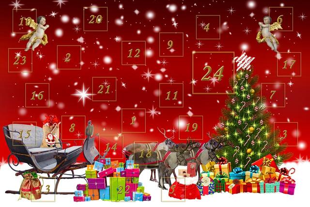 Adventskalender wecken die Vorfreude für das schönste Fest des Jahres. | Foto: Pixabay