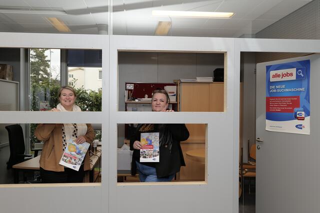 Im Erdgeschoss des AMS Neunkirchen entstehen derzeit zwei zusätzliche Beratungsbüros. | Foto: Santrucek