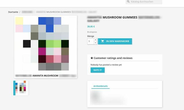 Obwohl man diese Produkte bzw. den Markt nicht kontrollieren kann, wurde am 31. Oktober eine Warnung von AGES vor den sogenannten "Muscimol Gummies" auf der Website veröffentlicht. | Foto: Screenshot
