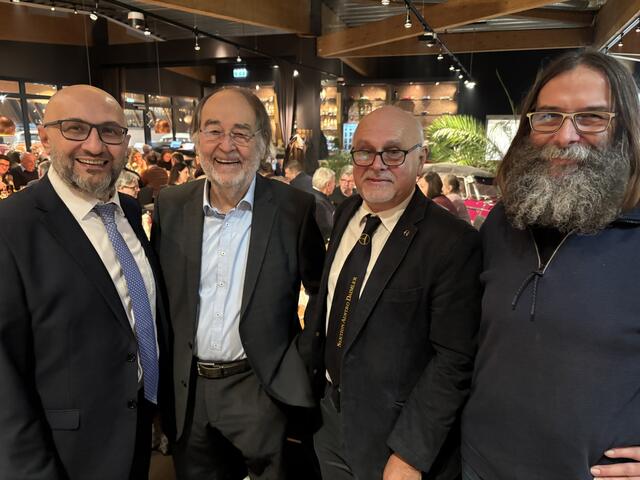 Foto: Franz Baldauf (Großmeister), Zezula (Lehrling)