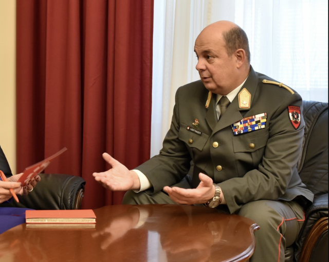 Brigadier Härtinger: "Jede Reduzierung von Budgetmaßnahmen des Heeresbudgets geht zu Lasten der Sicherheit unserer Bevölkerung". | Foto: Bundesheer / Sarah Polak