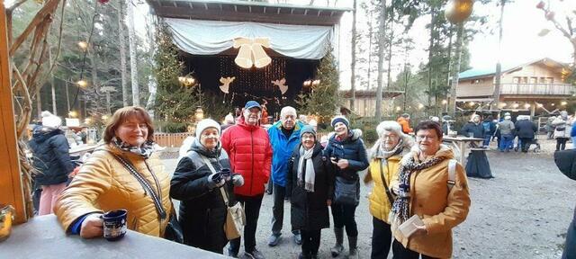 Teilnehmer aus Perg bei der Waldweihnacht in Kopfing. | Foto: Pensionistenverband Perg