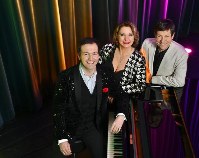 Gabriela Benesch Schauspielerin, Alex Parker Sänger & Pianist, Erich Furrer Regisseur. | Foto: Harald Kraus