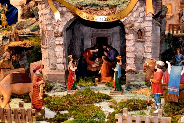 Krippe in der Pfarrkirche Baumgartenberg.  | Foto: Robert Zinterhof