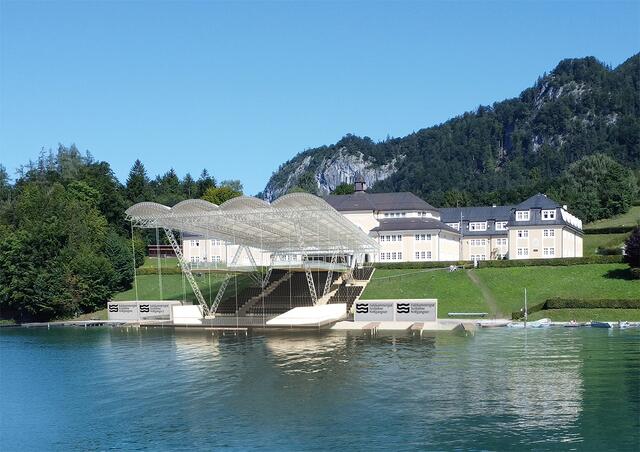 Eindrucksvoll ist sie ja, die Salzkammergut Seebühne am Wolfgangsee – aber auch teurer, als angenommen. | Foto: Wolfgang Betriebs-gGmbH