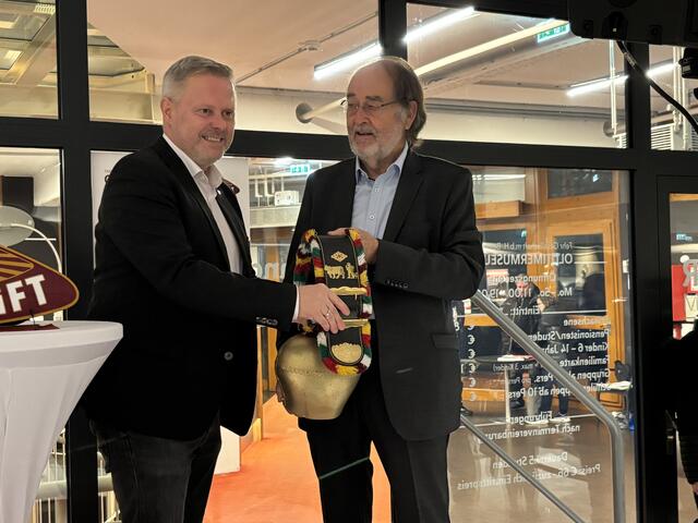 Foto: Franz Baldauf (Großmeister), Zezula (Lehrling)