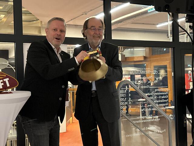 Foto: Franz Baldauf (Großmeister), Zezula (Lehrling)