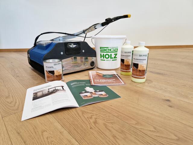 SECA in Ottensheim gibt Tipps, wie Sie Ihren Holzboden optimal reinigen und pflegen. | Foto: SECA