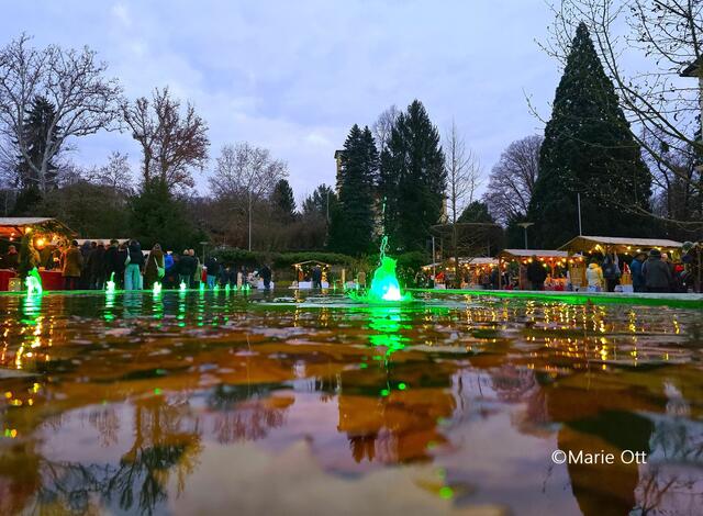 Kurpark Bad Gleichenberg, Springbrunnen