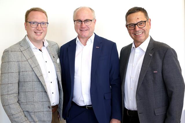 Tobias Luger, Günther Baschinger und Hans Moser zeigen sich zuversichtlich und freuen sich auf die Job Week 2025. | Foto: Andreas Maringer