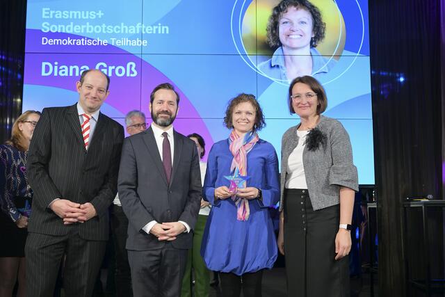 Demokratische Teilhabe, Diane Groß (2.v.r.) | Foto: OeAD/Hörmandinger 