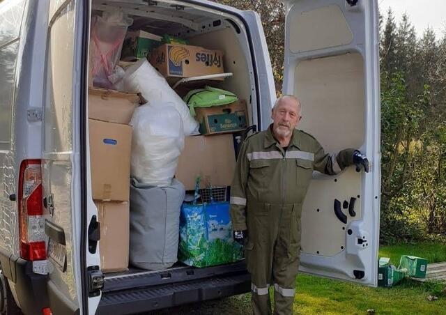 Ordensgroßprior Manfred Augustin aus Punitz hatte die Federführung für die Hilfslieferungen inne. | Foto: OSMTH
