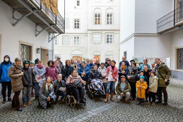 Der erste inklusiven Kulturspaziergang fand vor etwa einem Jahr im Dezember 2023 statt. | Foto: LebensGroß