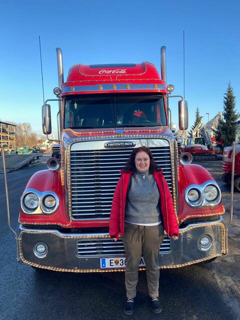 Melissa Walzl ist die Gewinnerin der heurigen Truck-Mitfahrt gewesen. | Foto: zVg