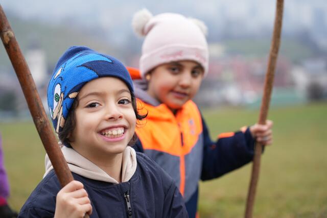 Kleine Hirten, große Freude. | Foto: Julia Perktold