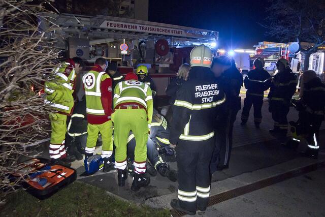 Warum es in der Wohnung zu dem Brand kam ist Gegenstand polizeilicher Ermittlungen. | Foto: BFKDO BADEN / Stefan Schneider