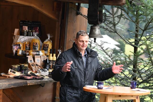 Gastgeber und Vereinsobmann Werner Hofer. 