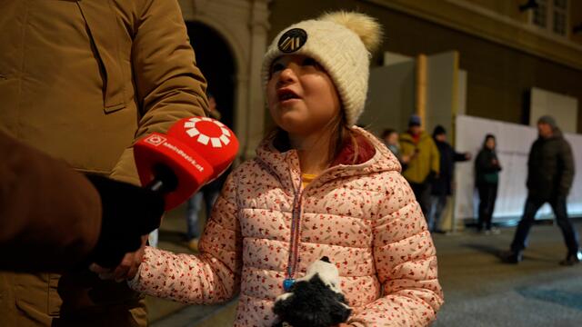 Die sechsjährige Agnes fürchtet sich schon längst nicht mehr vor dem Krampus.