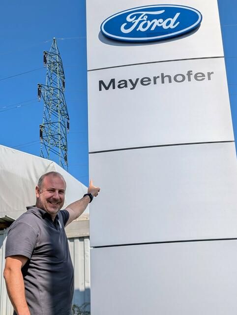Firmenchef Martin Mayerhofer ist stolz über die Rückkehr der Marke Ford. | Foto: Privat