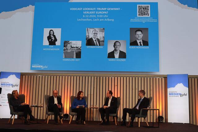 Der "Vodcast Lookaut" widmete sich der Frage: Trump gewinnt - verliert Europa? | Foto: Elisabeth Zangerl 